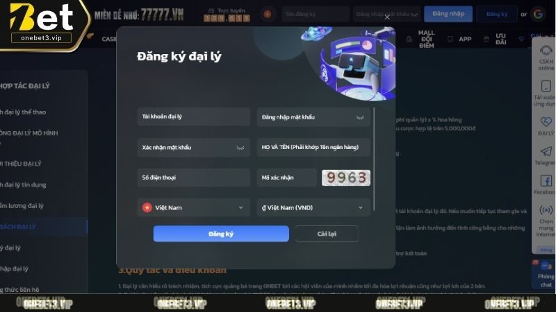 Một số người chơi truy cập OneBet thông qua các đại lý hoặc đối tác phân phối link